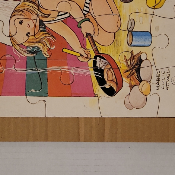 Adorable Beach Picnic Vintage Puzzle - Picture 5 of 17